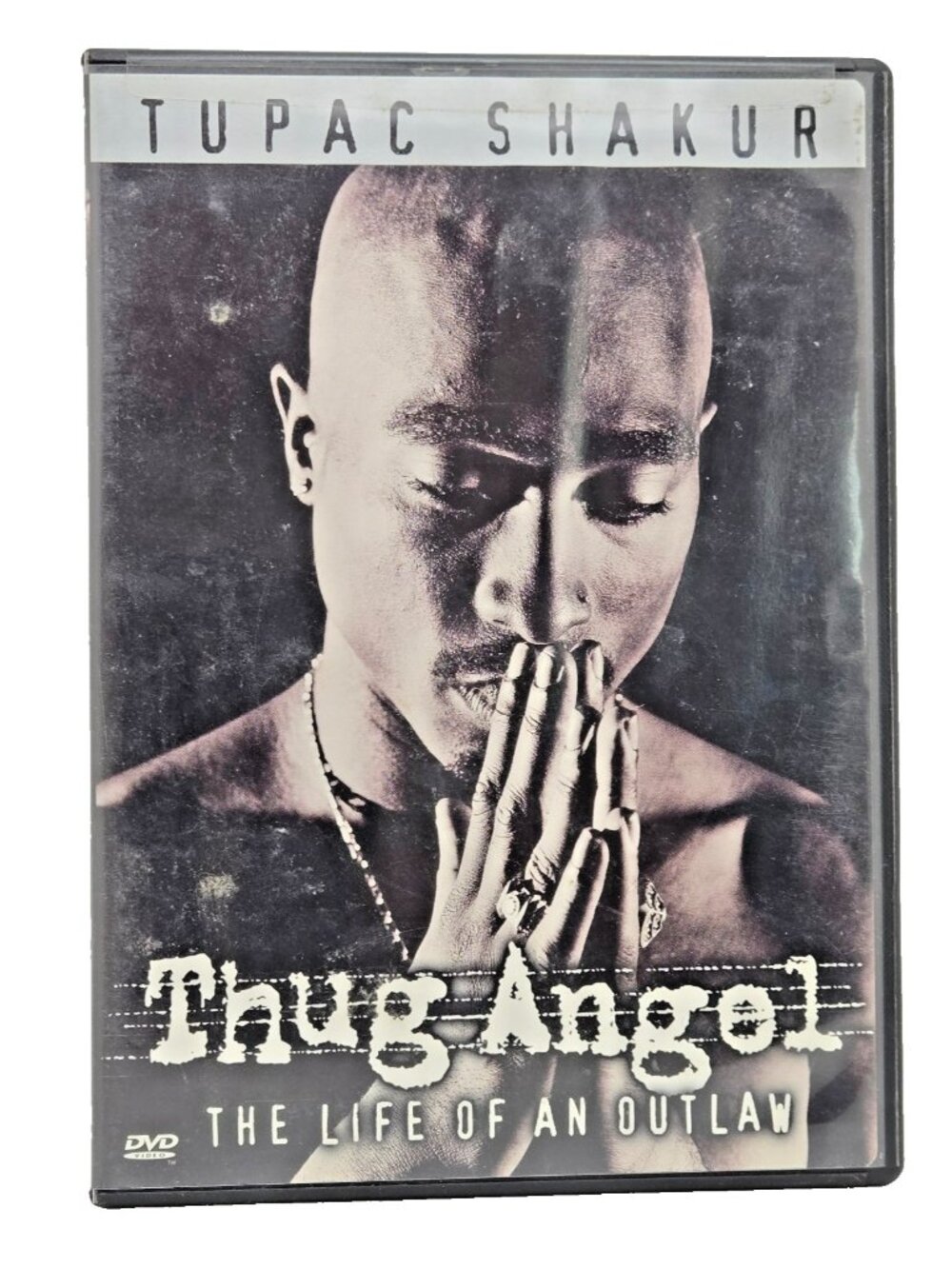 Tupac Shakur Thug Angel DVD 2002 Documentary Hip Hop Rap Music Legend OOP FS